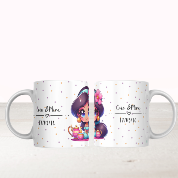 Taza nombre y fecha